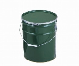 金属缶　ペール缶　20L　緑