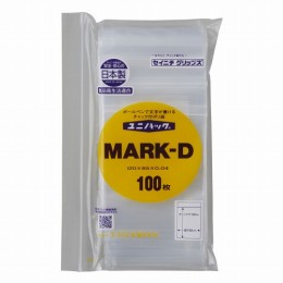 ユニパックマーク MARK-D 100枚 MARK-D