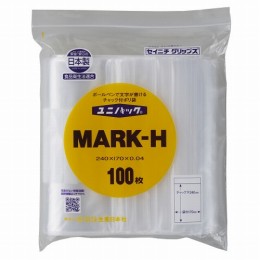 ユニパックマーク MARK-H 100枚 MARK-H