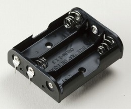 SN3-3PC　ピン付電池ホルダー