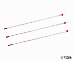 赤液棒状温度計　0〜+200℃