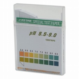 pH試験紙スティック5.5-9.0　百枚