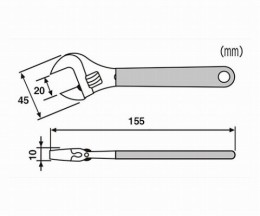モンキーレンチ　TWM-01