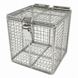 フタ付バスケット　小