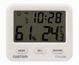 デジタル温湿度計　CTH-230　校正付