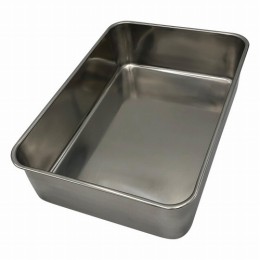 ステンレス深型組バット　8号