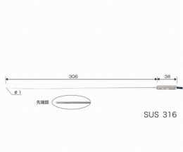 センサプローブ　IK700液体温度測定用