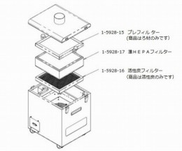 吸煙・脱臭装置　交換用プレフィルター濾材