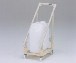 廃液回収トレーワゴン　ポリタンク1ヶ用