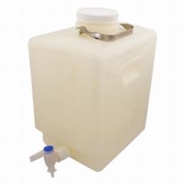 フッ素加工活栓付角型瓶2327-0050