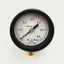 小型圧力計A形φ40　R1/8　0.6
