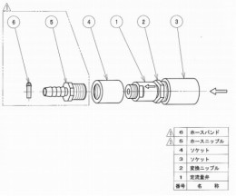 イオン交換エレメント式純水装置　定流量弁