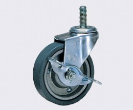 キャスター　ゴムφ75　ストッパー付