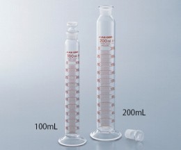 有栓メスシリンダー20ml(ASONE)