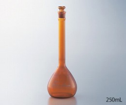 メスフラスコ　茶2000　JCSS校正付