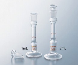 台付メスフラスコ白　4ml(ASONE)