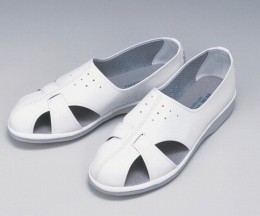 静電シューズ　P-01N　白　M