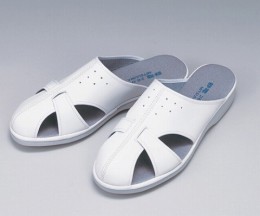 静電スリッパ　P-02N　白　M
