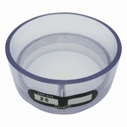 塩化ビニル枠ふるい　20メッシュ　φ75