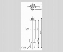 ピラニ真空計GP-1G/WP-03