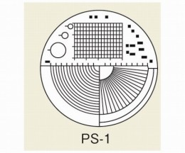 スケールルーペ目盛板10×用　PS-1