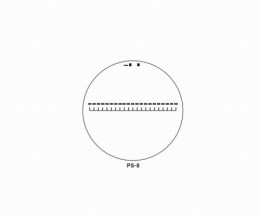 スケールルーペ目盛板10X用　PS-8