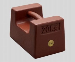 枕型分銅M2RF-1K　JCSS校正付