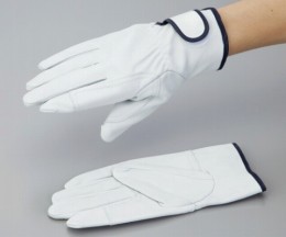 牛表革手袋　No.706白　LL