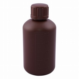 細口丸型遮光瓶(茶 SCC　500ml 2個/袋×5袋入