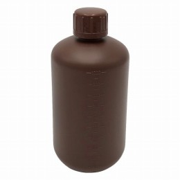 細口丸型遮光瓶(茶) SCC　1000ml 1個/袋×5袋入