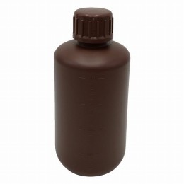 細口丸型遮光瓶2L(茶)