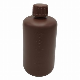 細口丸型遮光瓶3L(茶)