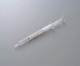 白硬注射筒ガラス先　1ml　微量用