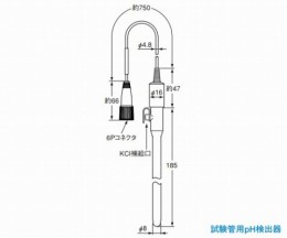 pH電極　PH72SN-33-AA