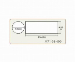 凍結面粘着ラベルM71-98-499