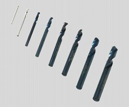 卓上旋盤ショートドリル8本セット