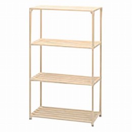 ポールシェルフ　900mm4段