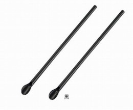 スプーンストロー　黒　500本