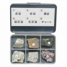 岩石標本　堆積岩6種