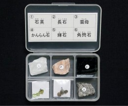 岩石標本　造岩鉱物6種