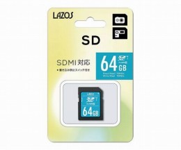 SDメモリーカード 64GB L-64SDX10-U3