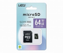 マイクロSDカード 64GB L-64MSD10-U3
