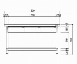 作業台　KSD-1575W