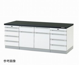 サイド実験台SOA-2475SD本体シロ
