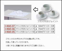 ヒュームフード用フランジ付ジョイント50