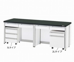 サイド実験台　HTI-2475　本体シロ