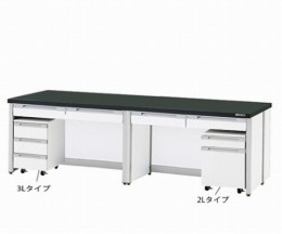 サイド実験台　HTI-3075　本体シロ