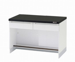 サイド実験台　SYA-1275　本体シロ