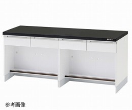 サイド実験台　SYA-2475　本体シロ