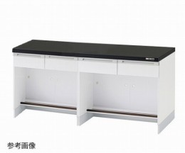 サイド実験台　SYA-3075　本体シロ